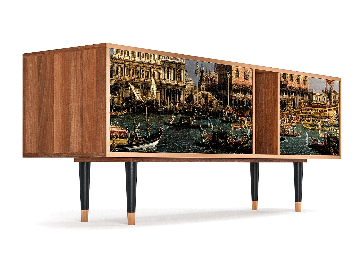 Meuble TV - 170х69х48 cm - T1 - The Bucintoro, Noyer