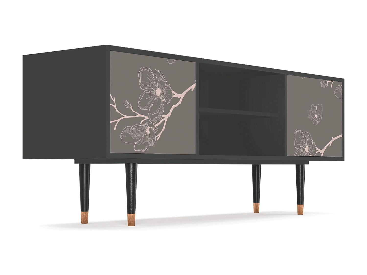 Meuble TV - 170х69х48 cm - T2 - Cherry Blossom, Anthracite