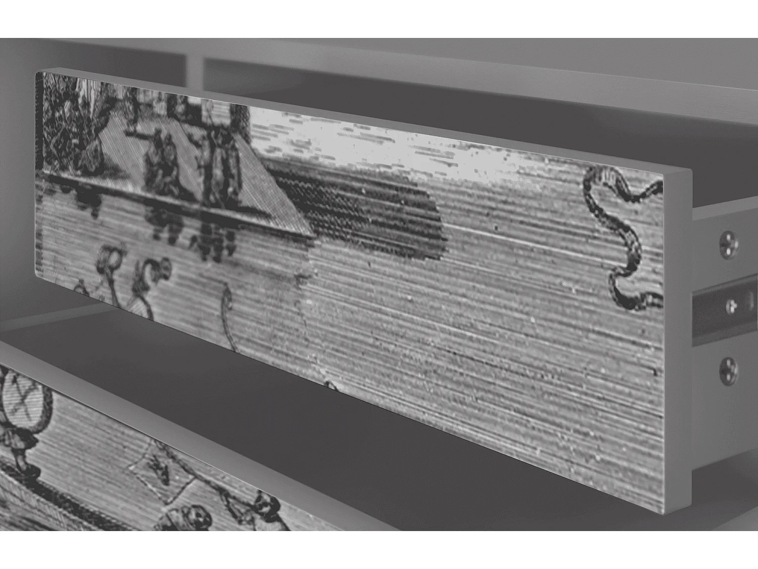 TV-meubel - 170х59х48 cm - T4 - Saint Martin, Grijs