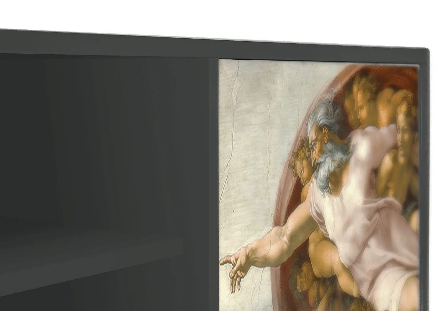TV-Möbel - 170х69х48 cm - T2 - The Creation of Adam, Anthrazit