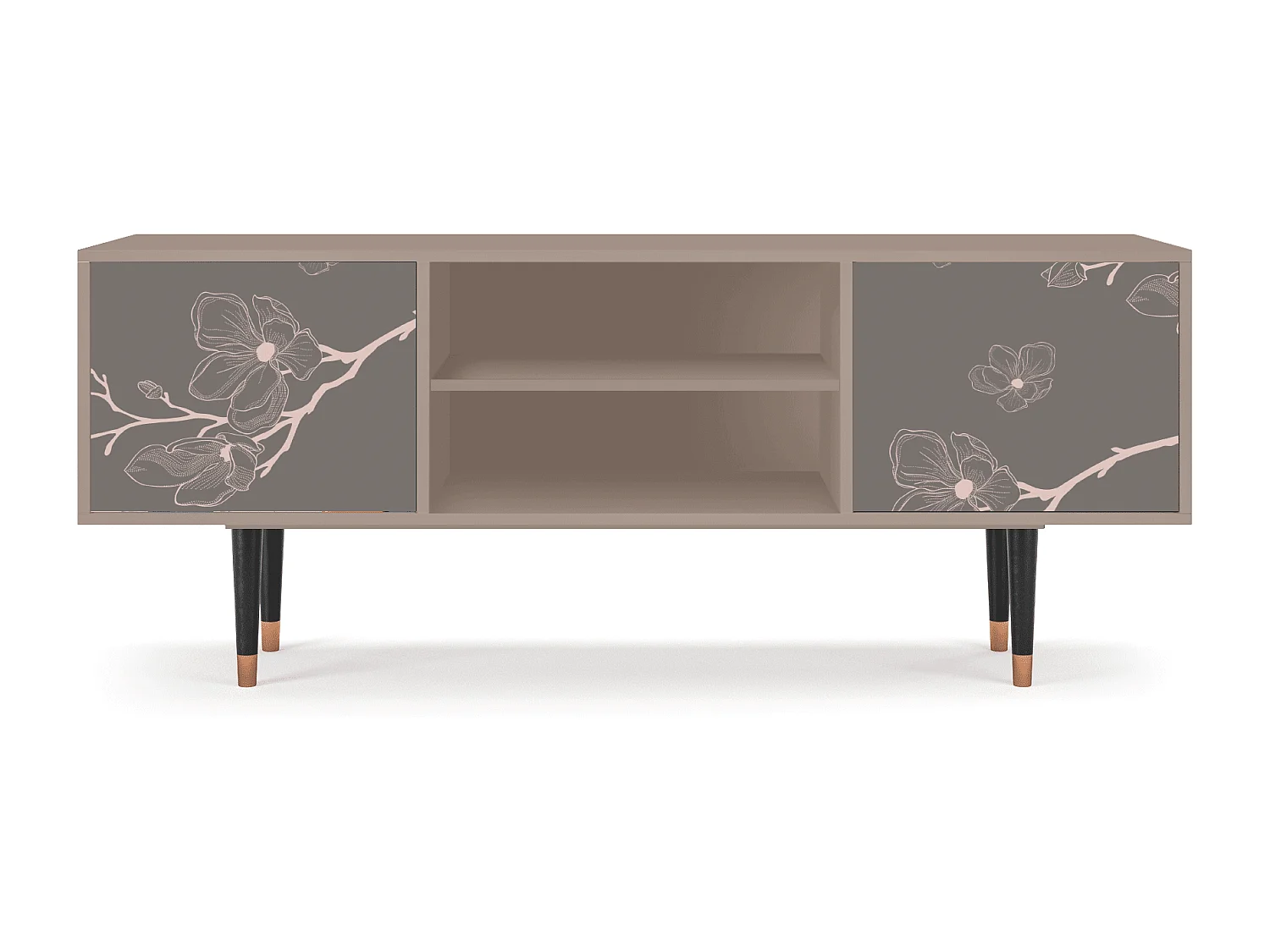 Meuble TV - 170х69х48 cm - T2 - Cherry Blossom, Latte