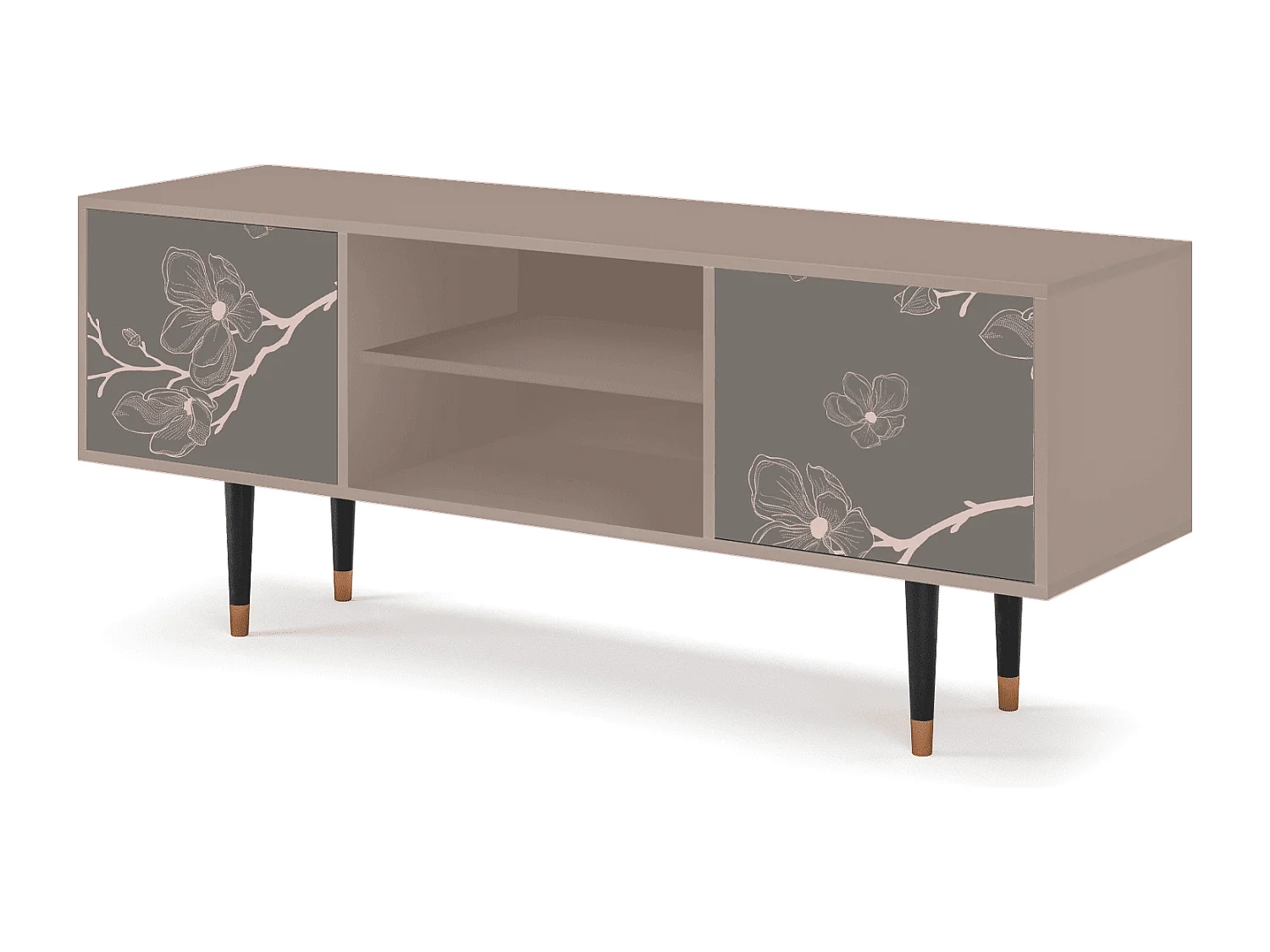 Meuble TV - 170х69х48 cm - T2 - Cherry Blossom, Latte