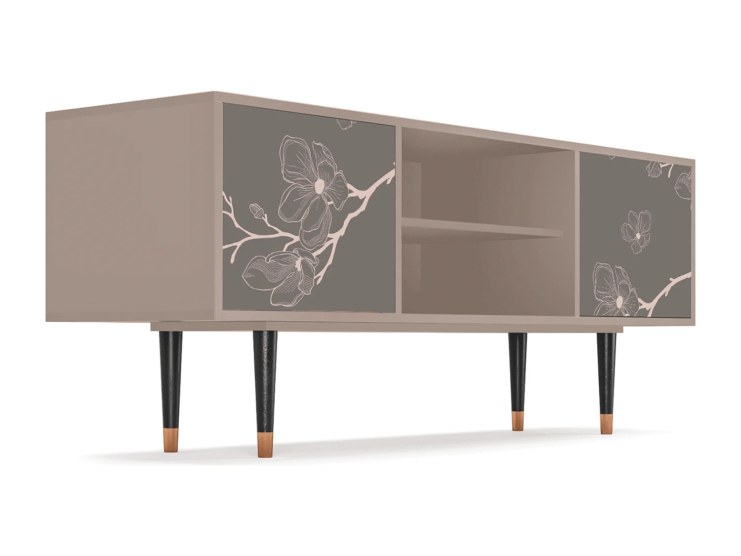 TV-meubel - 170х69х48 cm - T2 - Cherry Blossom, Latte