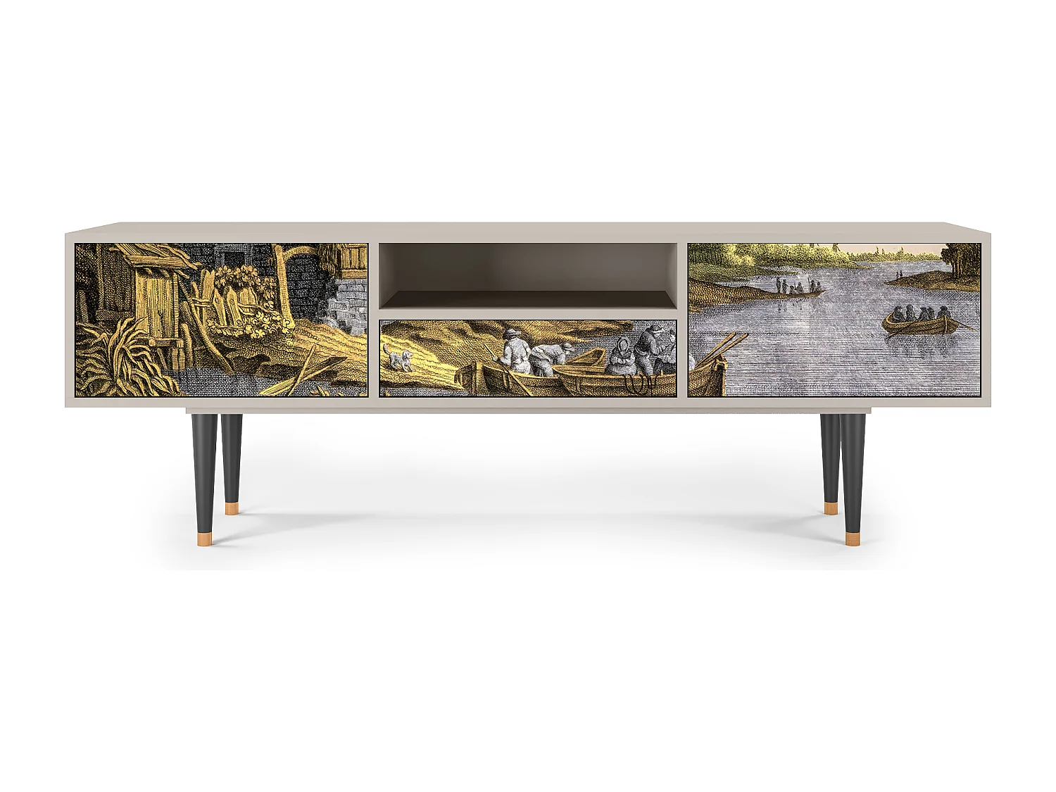 TV-Möbel - 170х59х41 cm - T6 - Mill along a River, Sand