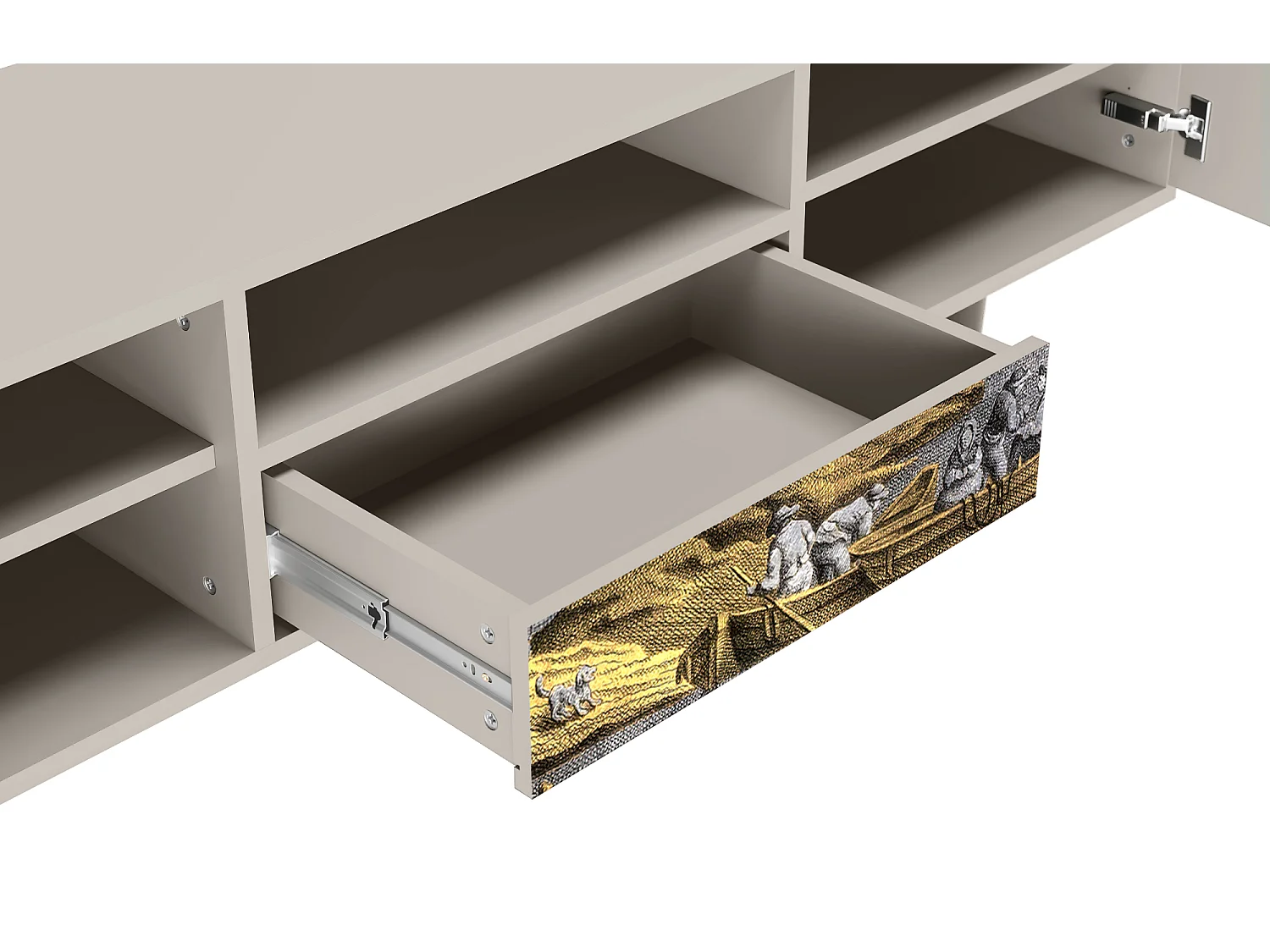 TV-Möbel - 170х59х41 cm - T6 - Mill along a River, Sand