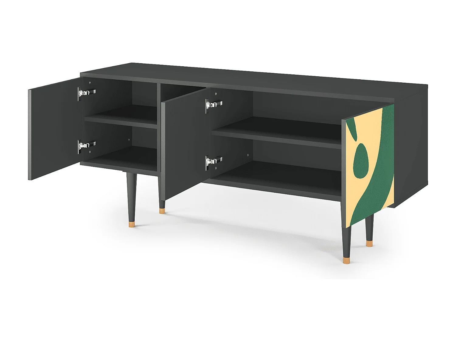 Meuble TV - 150х69х41 cm - T5 - Constellations by Arp, Anthracite