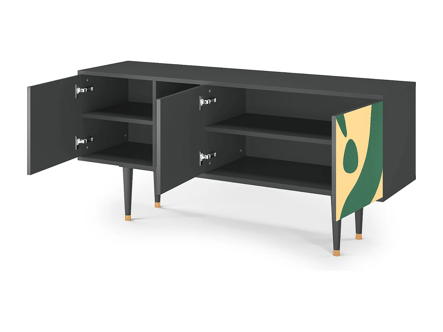 Meuble TV - 150х69х41 cm - T5 - Constellations by Arp, Anthracite