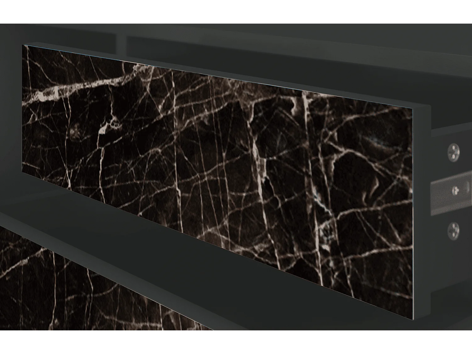 Mueble de TV - 170х59х48 cm - T4 - Night Abyss, Antracita