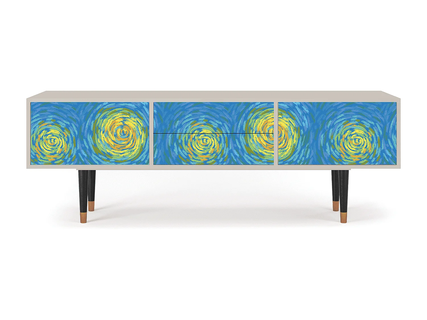 Mueble de TV - 170х59х48 cm - T4 - Van Gogh Lights, Areia