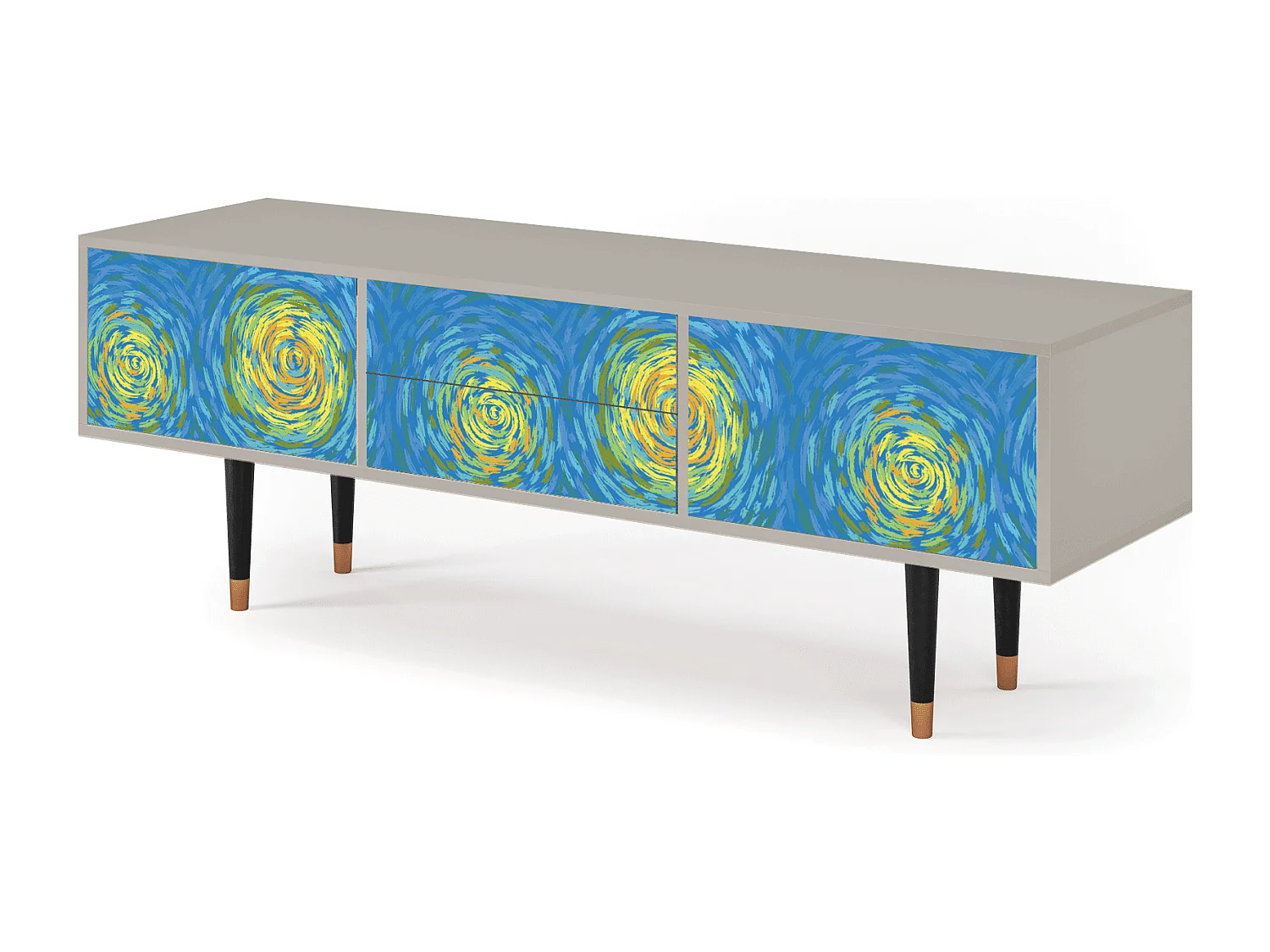Mueble de TV - 170х59х48 cm - T4 - Van Gogh Lights, Areia