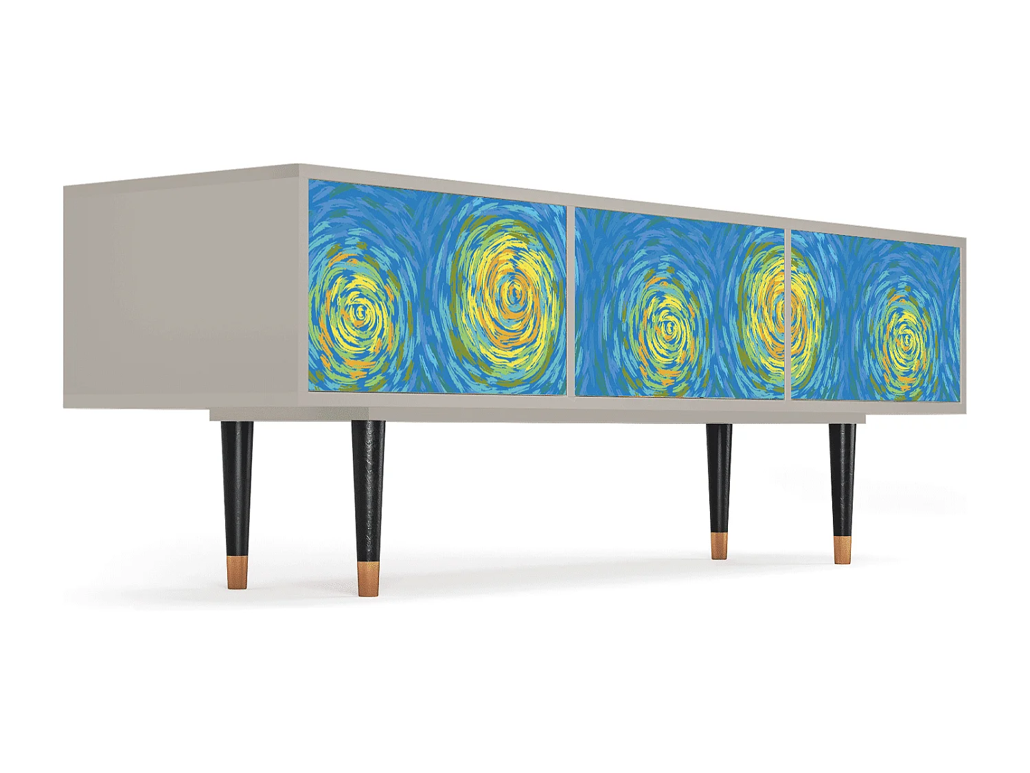 Mueble de TV - 170х59х48 cm - T4 - Van Gogh Lights, Areia