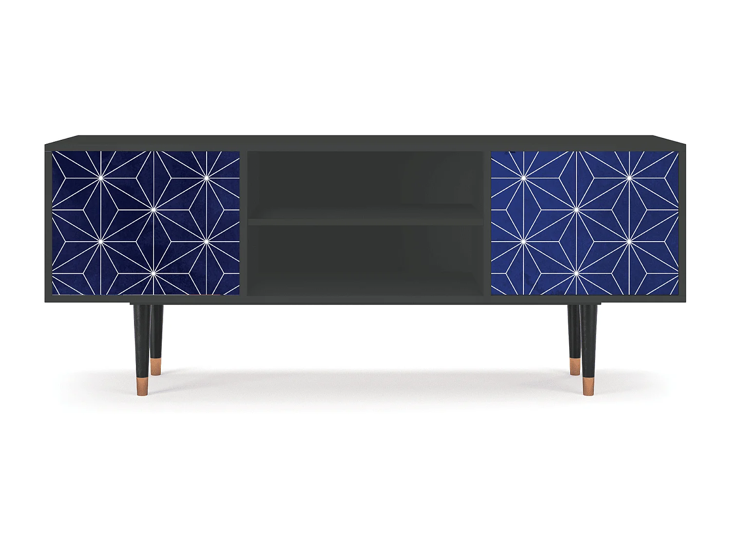 TV-meubel - 170х69х48 cm - T2 - Milky Way, Antraciet