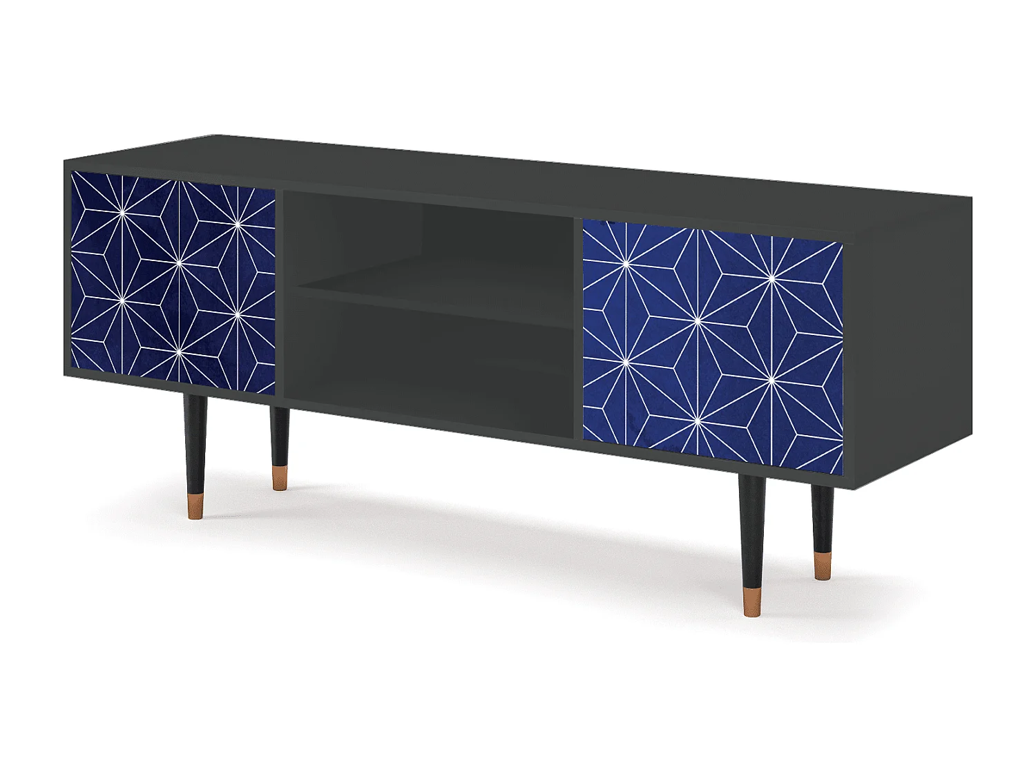 TV-meubel - 170х69х48 cm - T2 - Milky Way, Antraciet