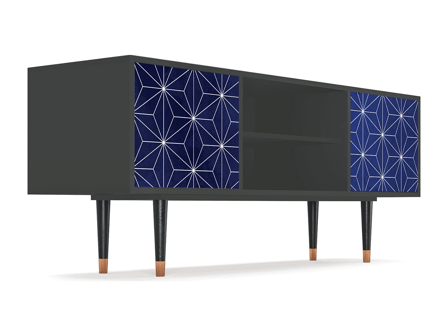 TV-meubel - 170х69х48 cm - T2 - Milky Way, Antraciet