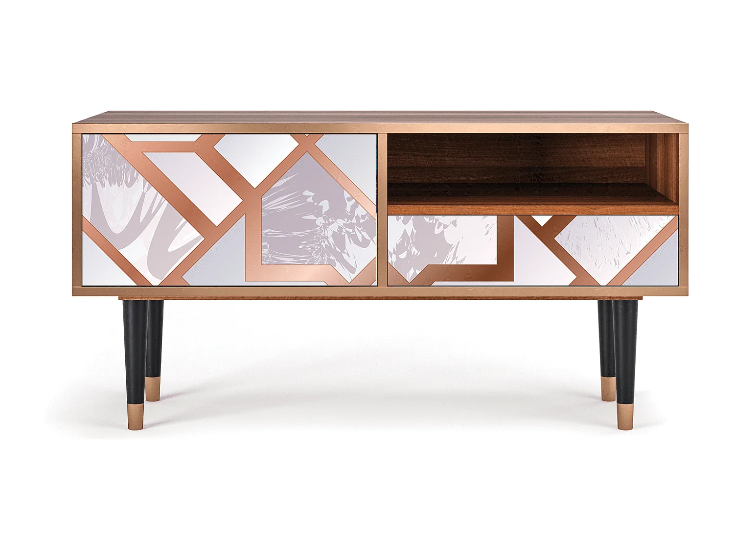 TV-Möbel - 115х59х48 cm - T3 - Pastel Fairytale, Walnuss