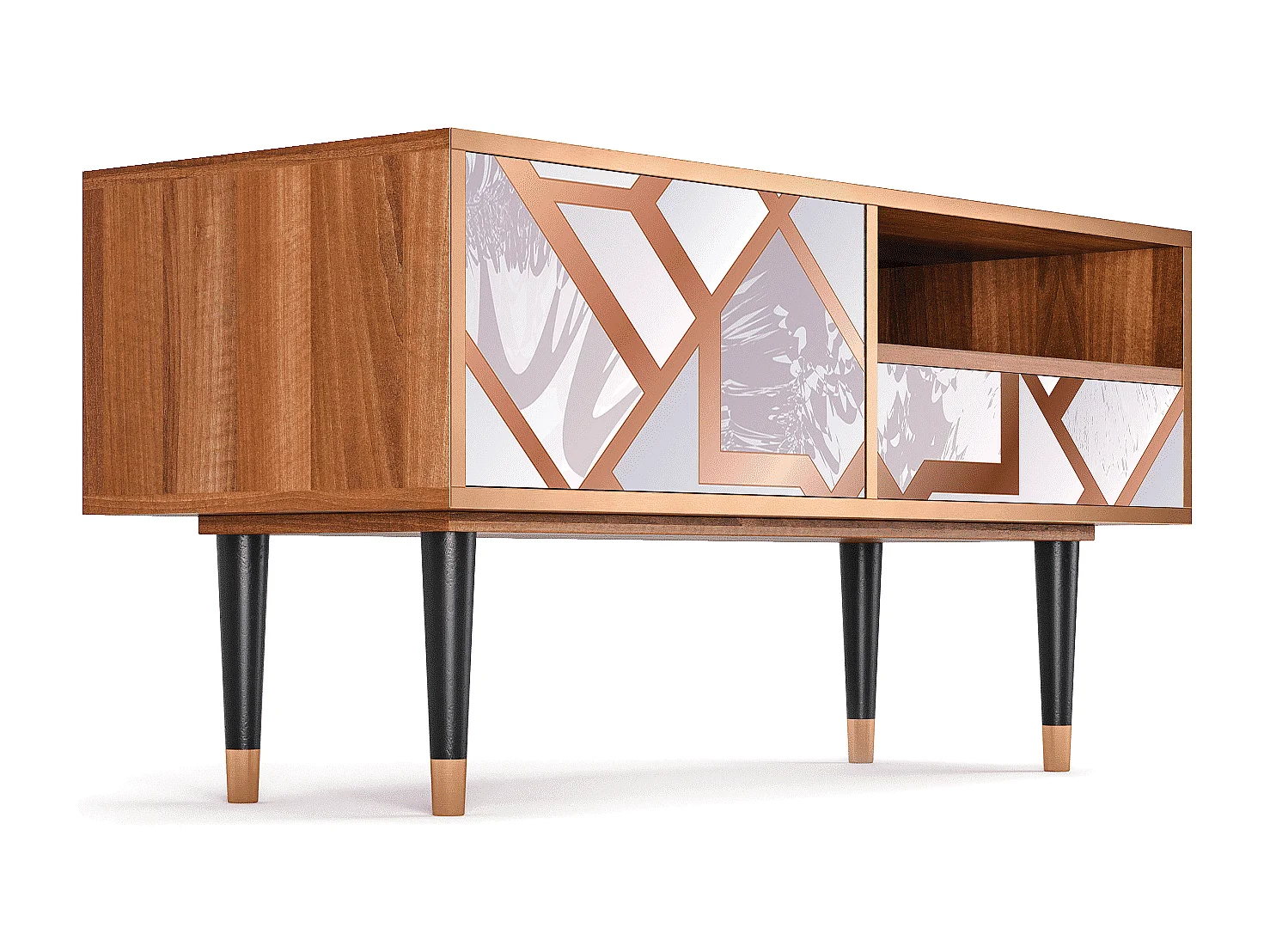 TV-Möbel - 115х59х48 cm - T3 - Pastel Fairytale, Walnuss