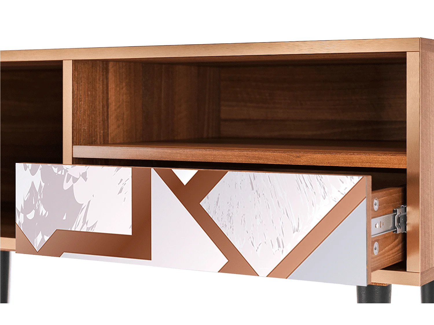 TV-Möbel - 115х59х48 cm - T3 - Pastel Fairytale, Walnuss