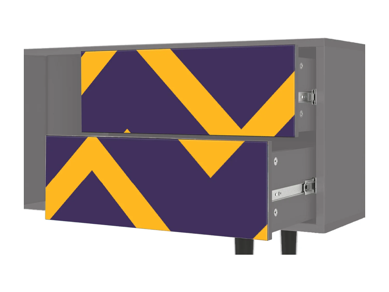 Meuble TV - 170х69х48 cm - T1 - The Brightest Way, Gris