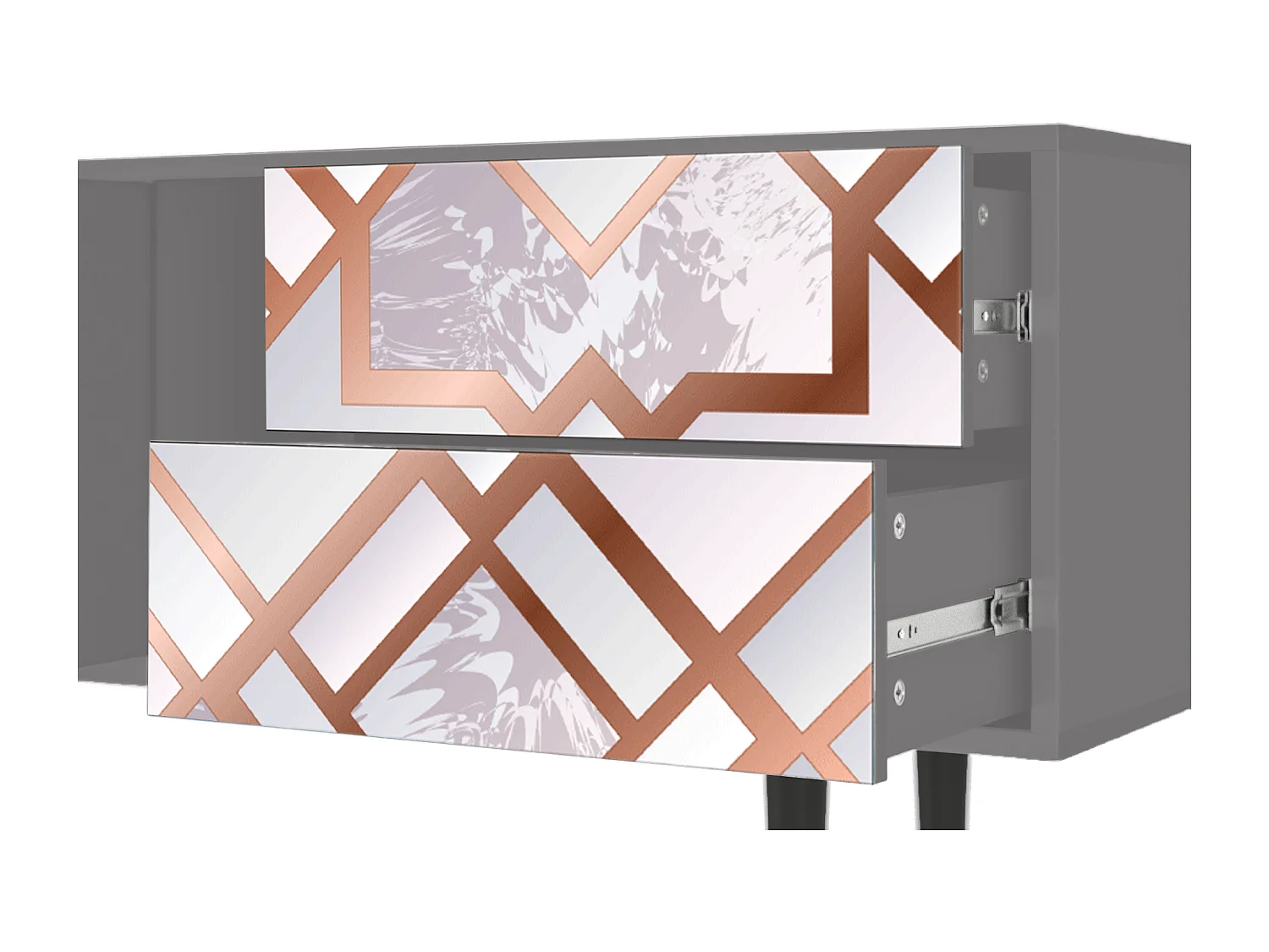 Meuble TV - 170х69х48 cm - T1 - Pastel Fairytale, Gris