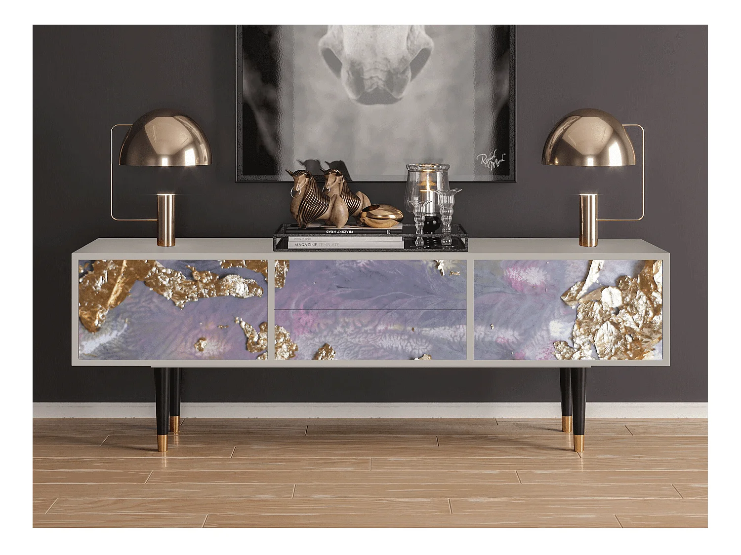 Meuble TV - 170х59х48 cm - T4 - Planet Earth, Sable