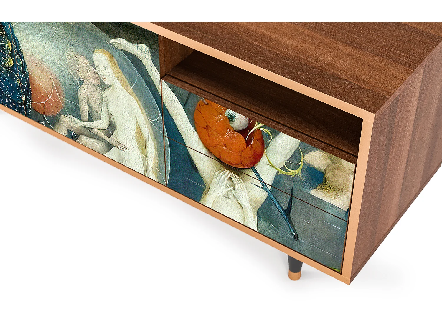 Mobile TV - 125х56х41 cm - T7 - The Garden Of by Bosch, Noce