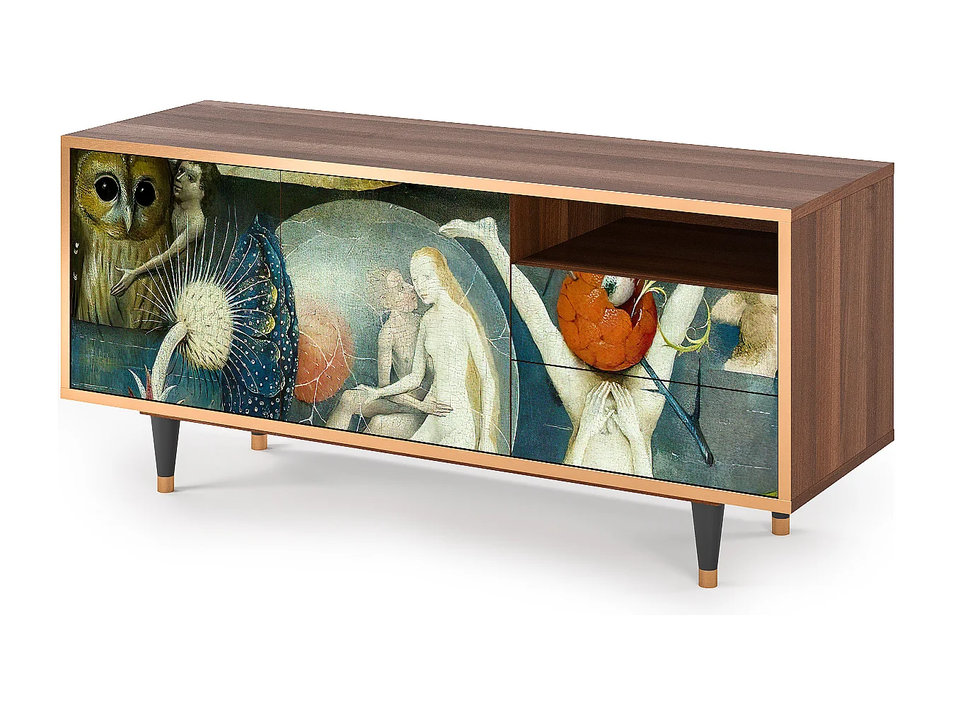 TV-Möbel - 125х56х41 cm - T7 - The Garden Of by Bosch, Walnuss