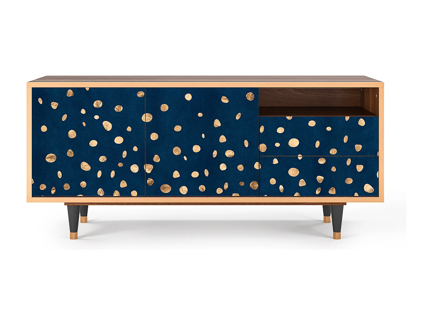 Mobile TV - 125х56х41 cm - T7 - Night Skies, Noce