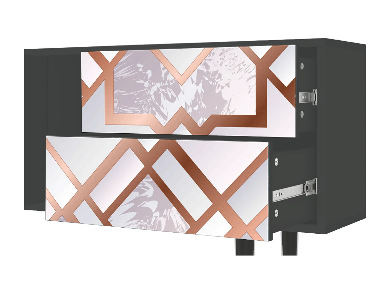 Mobile TV - 170х69х48 cm - T1 - Pastel Fairytale, Antracite