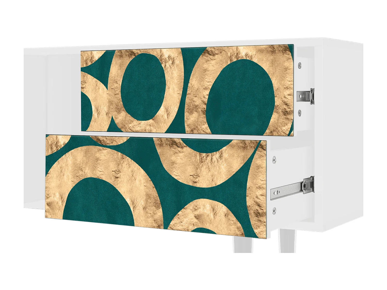 Meuble TV - 170х69х48 cm - T1 - Zircon Sphere, Blanc