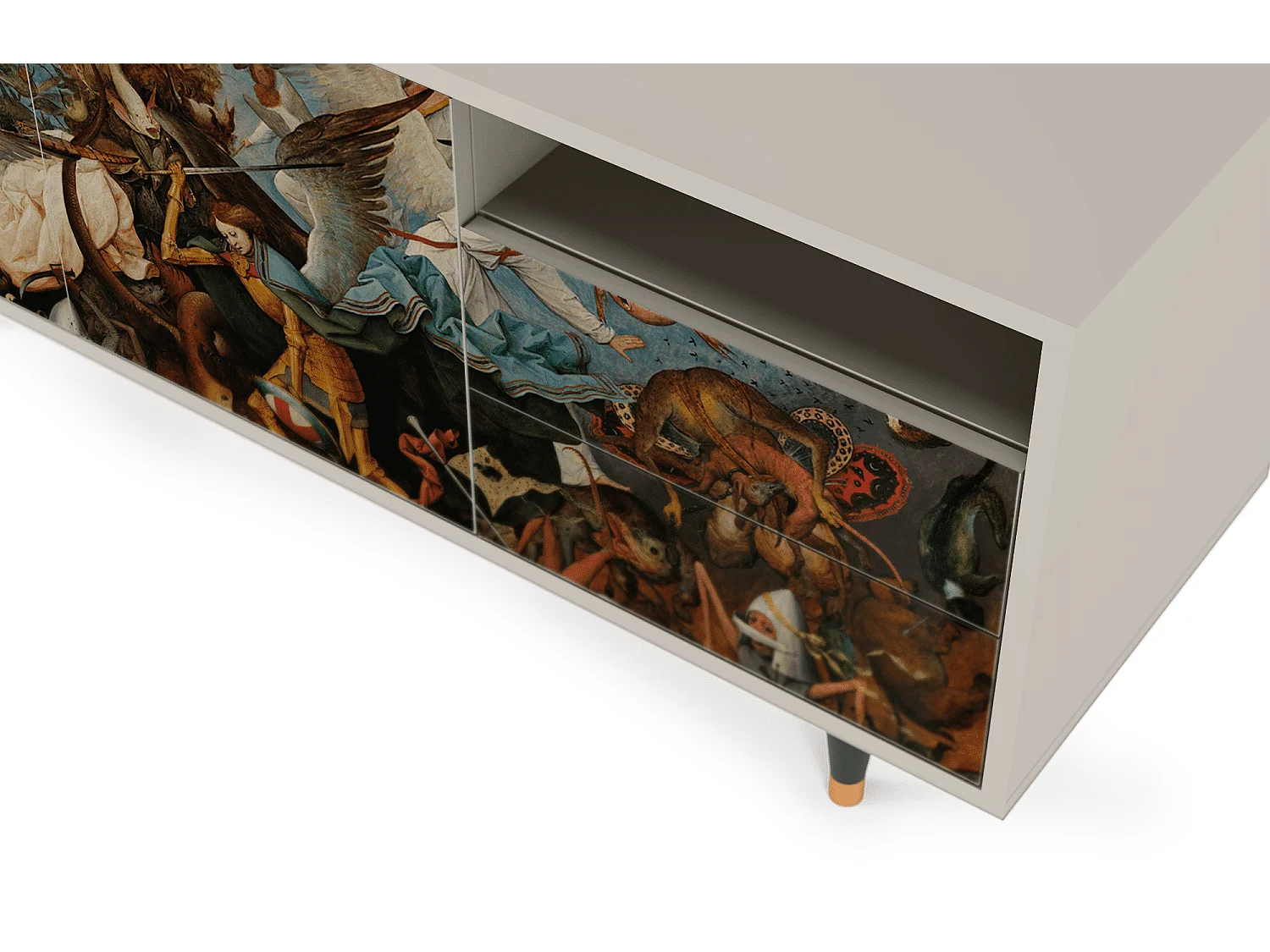 TV-meubel - 125х56х41 cm - T7 - The Fall, Zand