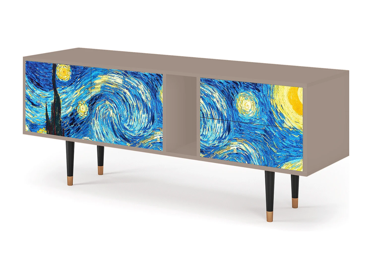 Mueble de TV - 170х69х48 cm - T1 - The Starry Night  , Latte