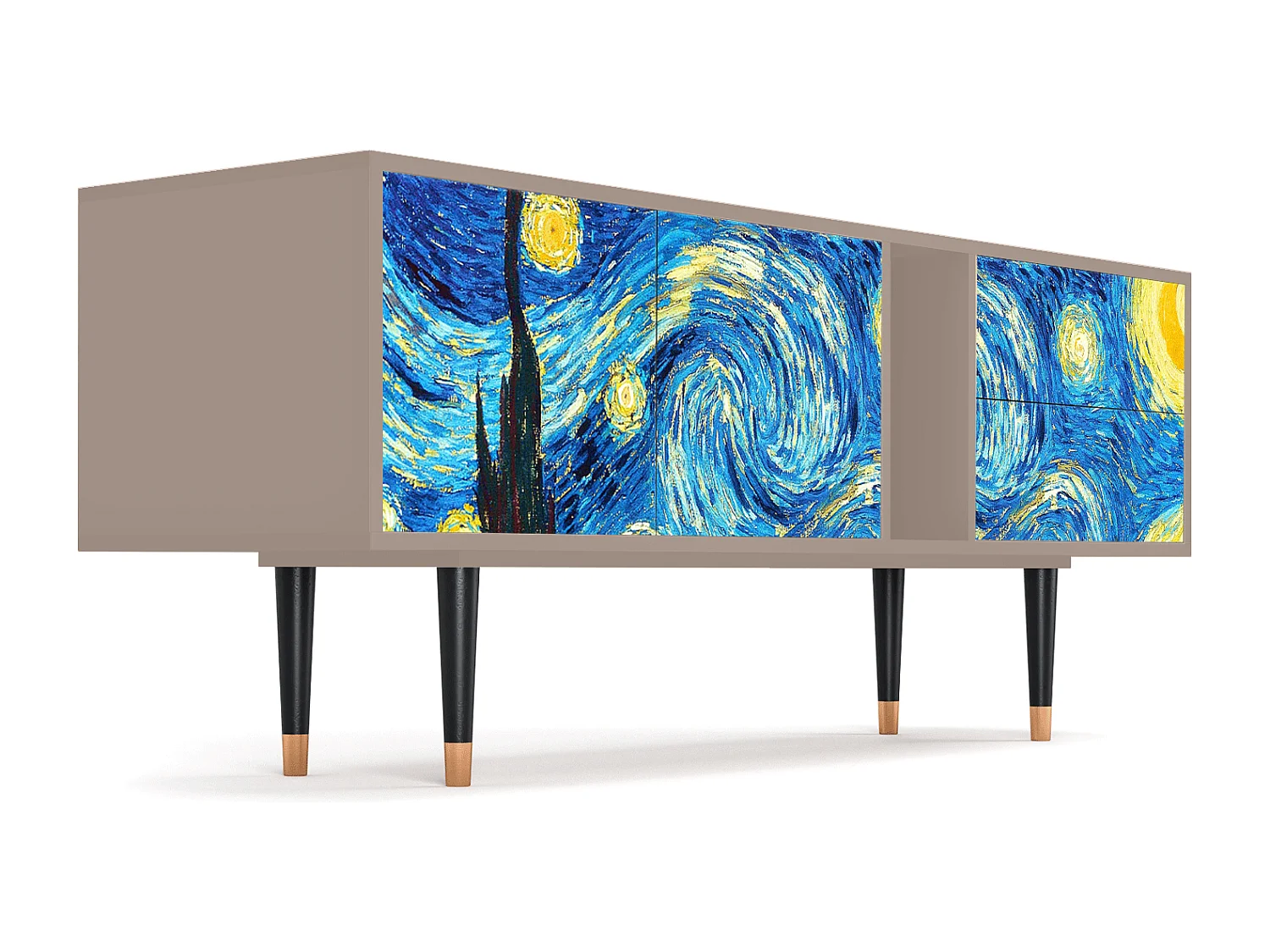 Mueble de TV - 170х69х48 cm - T1 - The Starry Night  , Latte