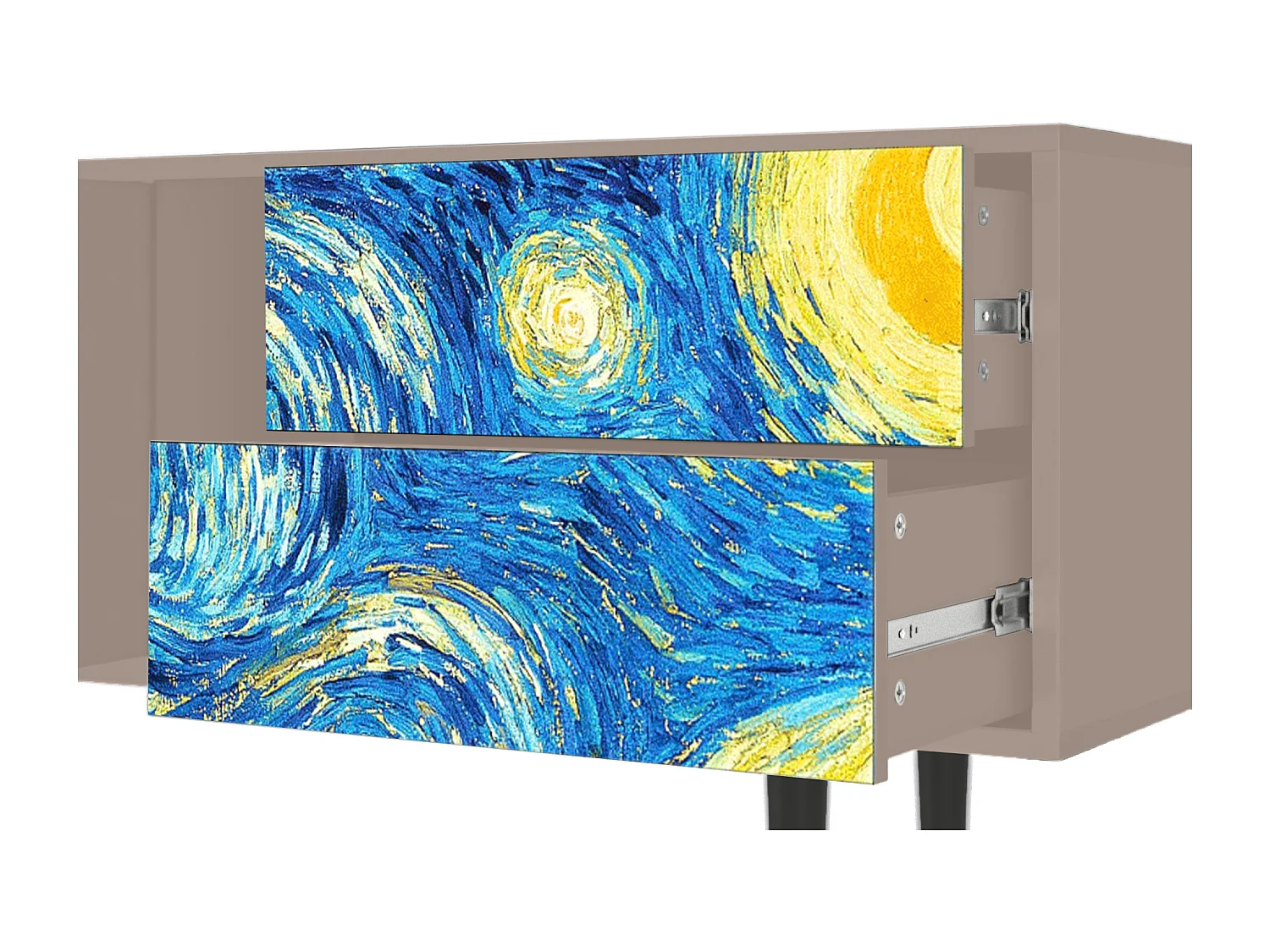 Mueble de TV - 170х69х48 cm - T1 - The Starry Night  , Latte