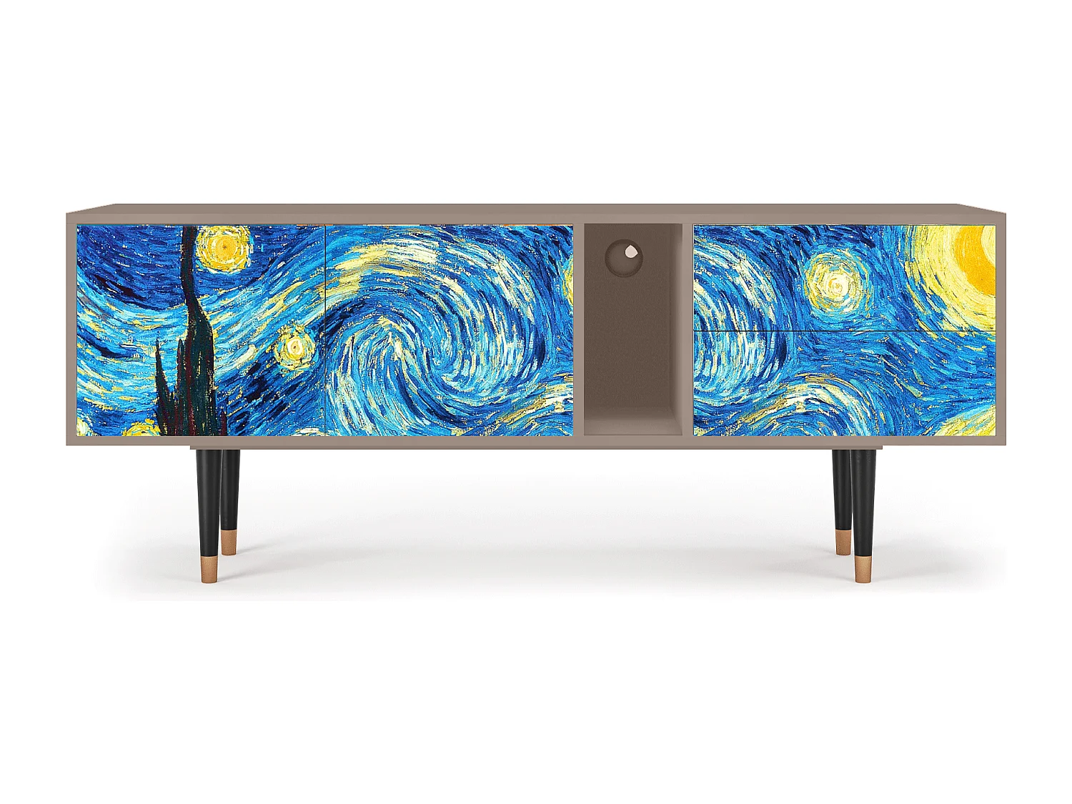 Mueble de TV - 170х69х48 cm - T1 - The Starry Night  , Latte