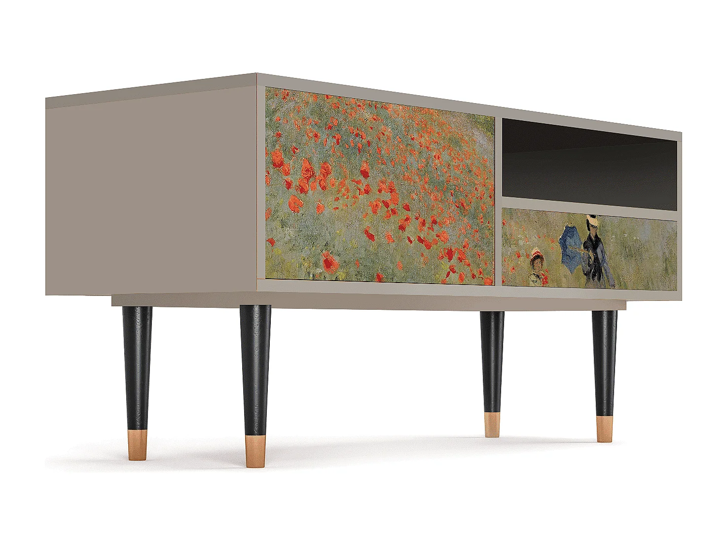 TV-Möbel - 115х59х48 cm - T3 - The Poppy Field   , Sand