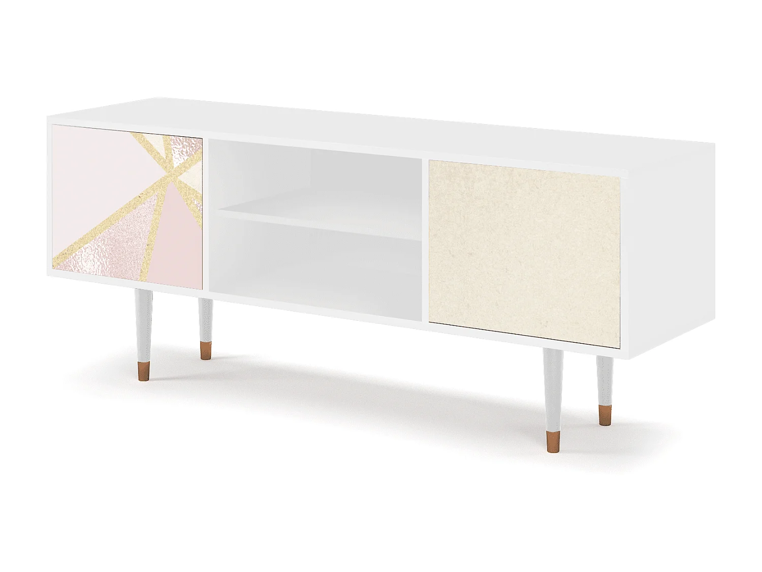 Meuble TV - 170х69х48 cm - T2 - Cosmopolitan Diva, Blanc