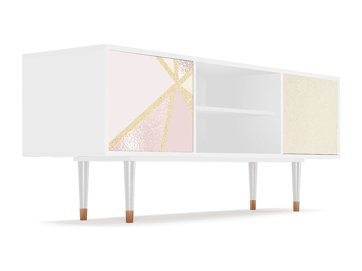 Meuble TV - 170х69х48 cm - T2 - Cosmopolitan Diva, Blanc