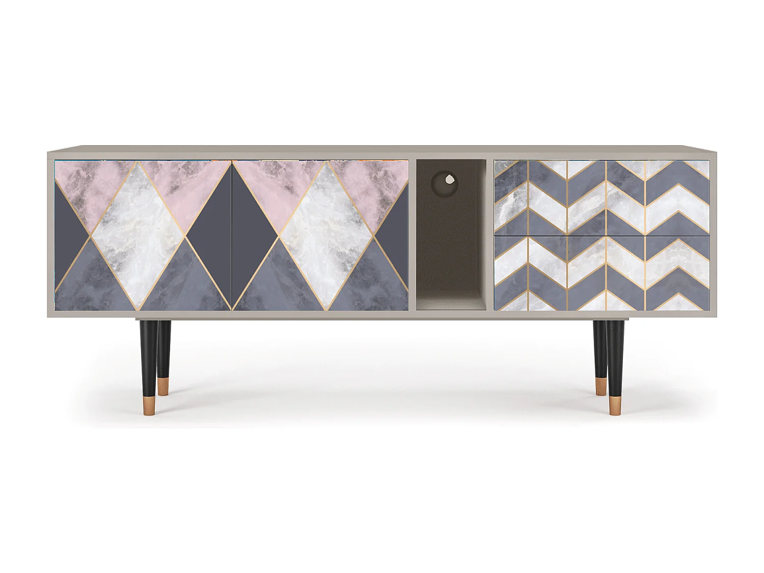 Meuble TV - 170х69х48 cm - T1 - Ideal Harmony, Sable