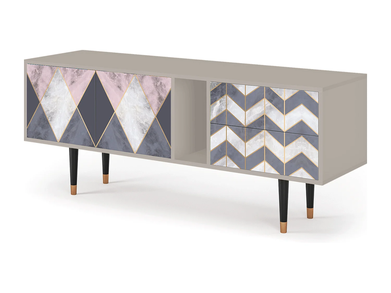 Meuble TV - 170х69х48 cm - T1 - Ideal Harmony, Sable