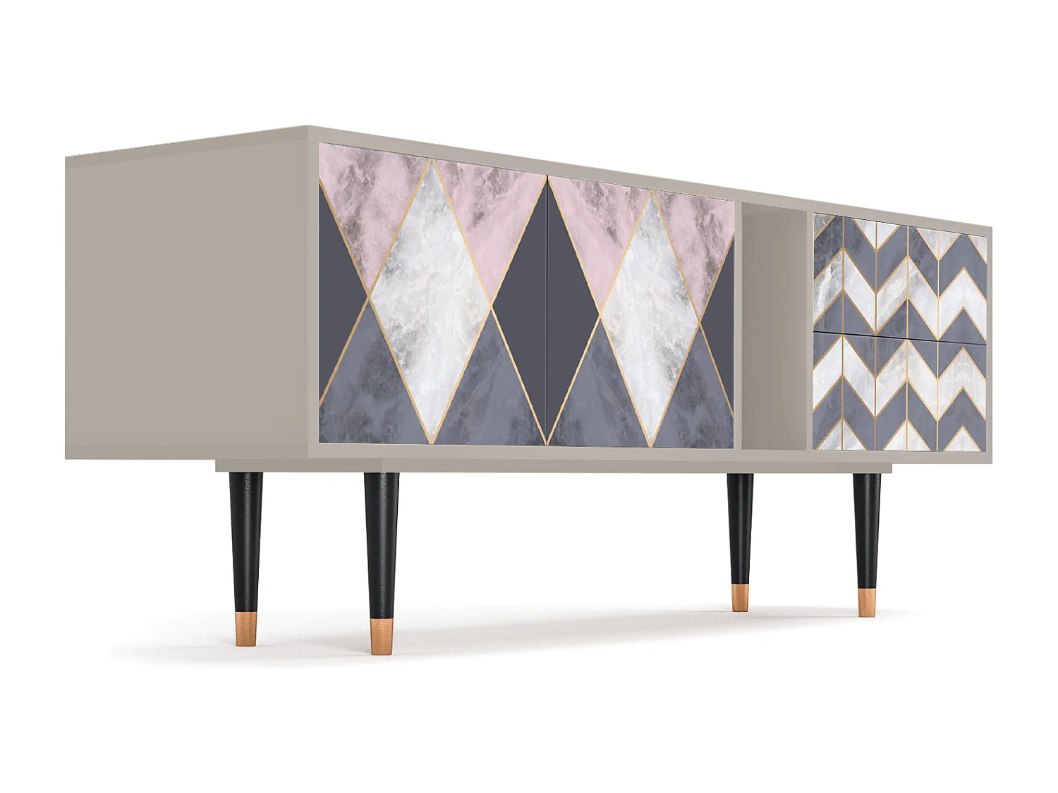 Meuble TV - 170х69х48 cm - T1 - Ideal Harmony, Sable