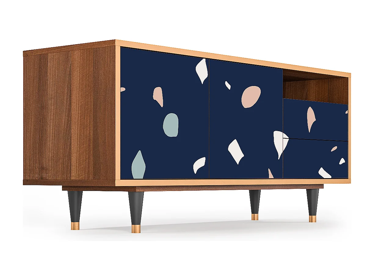 Mobile TV - 125х56х41 cm - T7 - Space Satellites, Noce