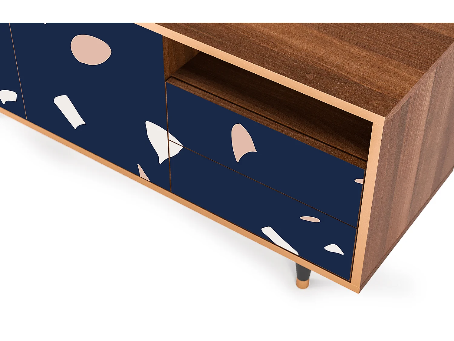 Mobile TV - 125х56х41 cm - T7 - Space Satellites, Noce