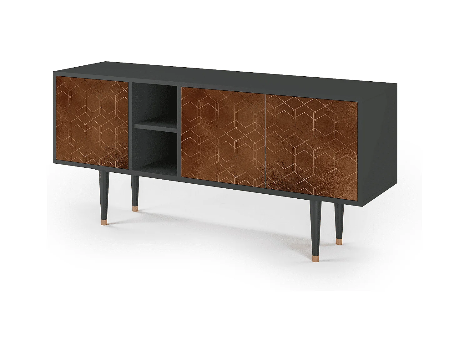 TV-Möbel - 150х69х41 cm - T5 - Chocolate Bar, Anthrazit