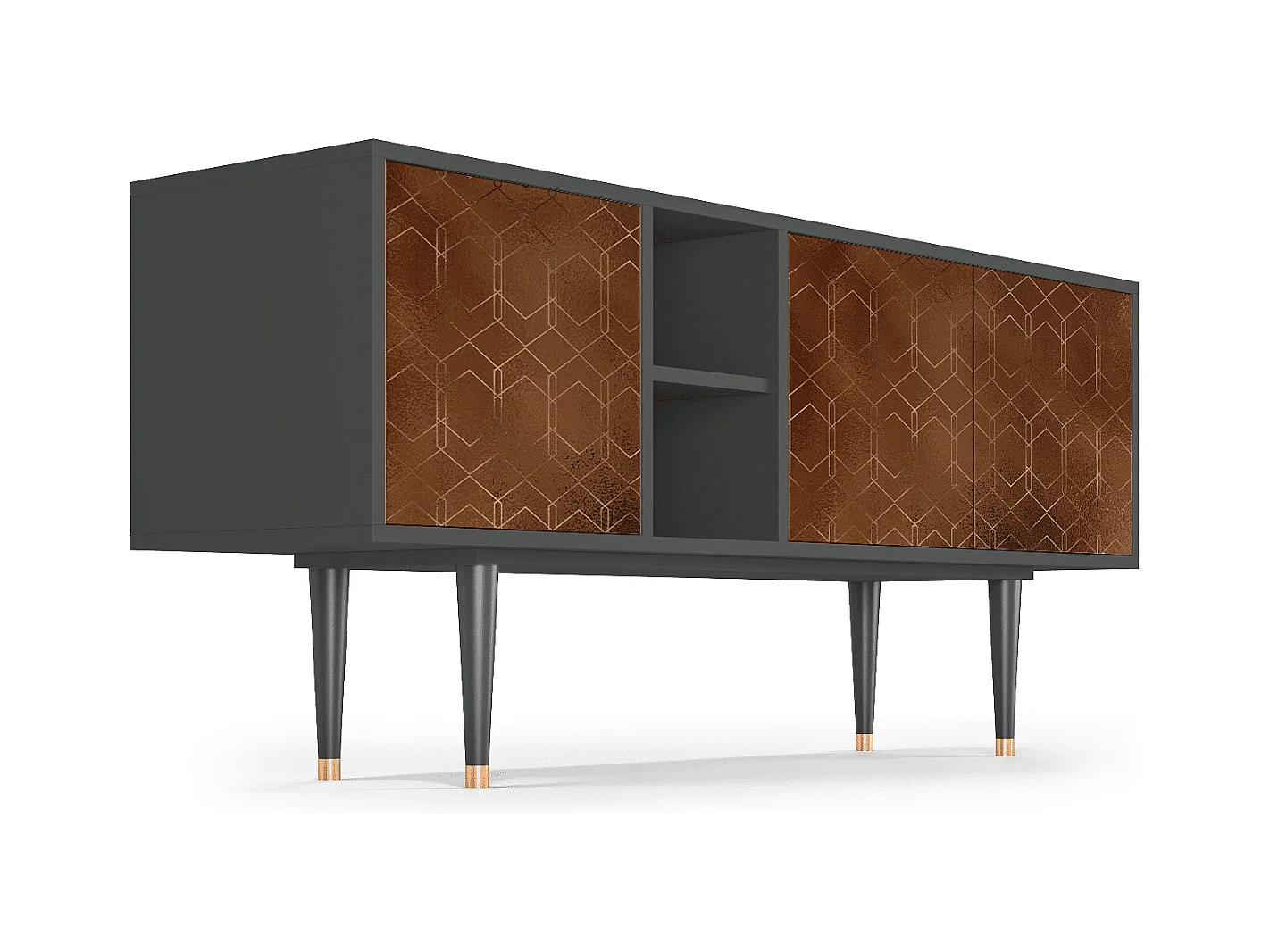 TV-Möbel - 150х69х41 cm - T5 - Chocolate Bar, Anthrazit