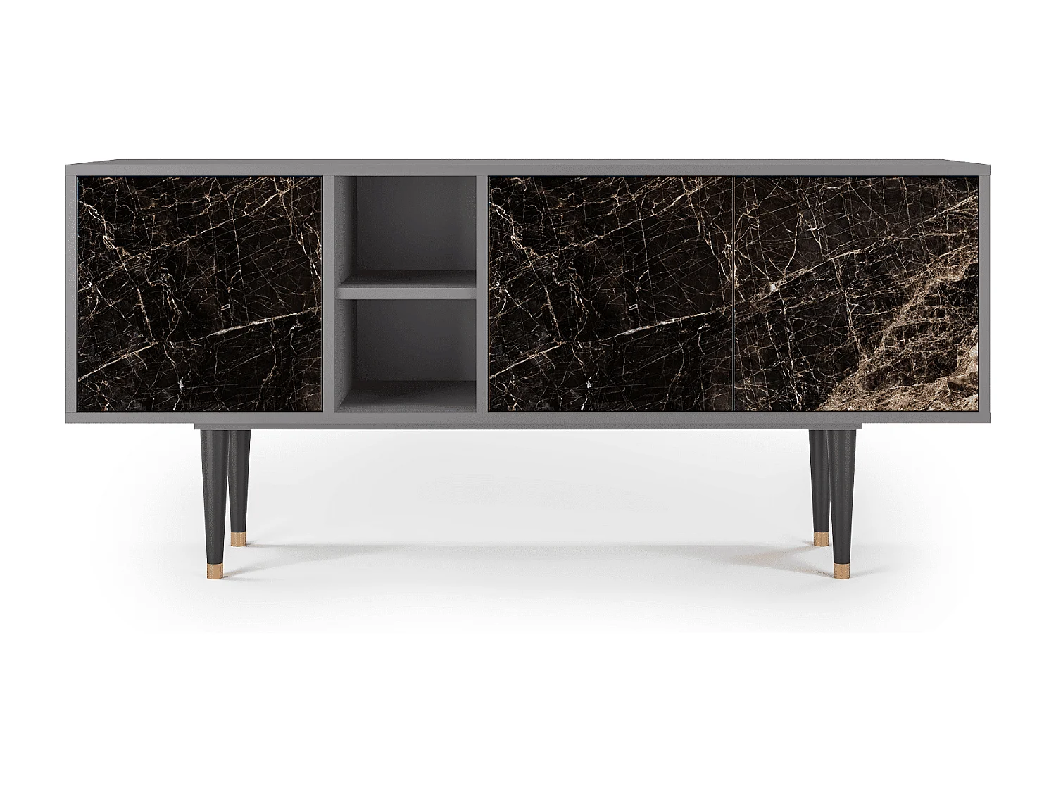 TV-meubel - 150х69х41 cm - T5 - Night Abyss, Grijs