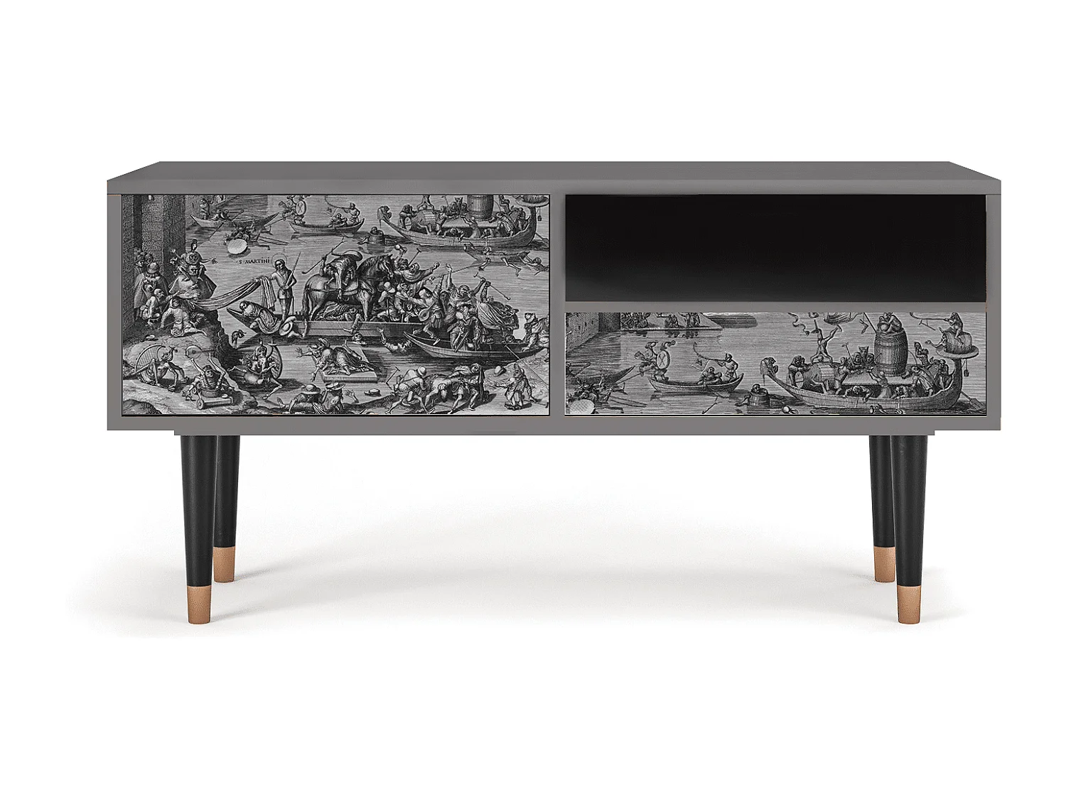 Mueble de TV - 115х59х48 cm - T3 - Saint Martin, Areia