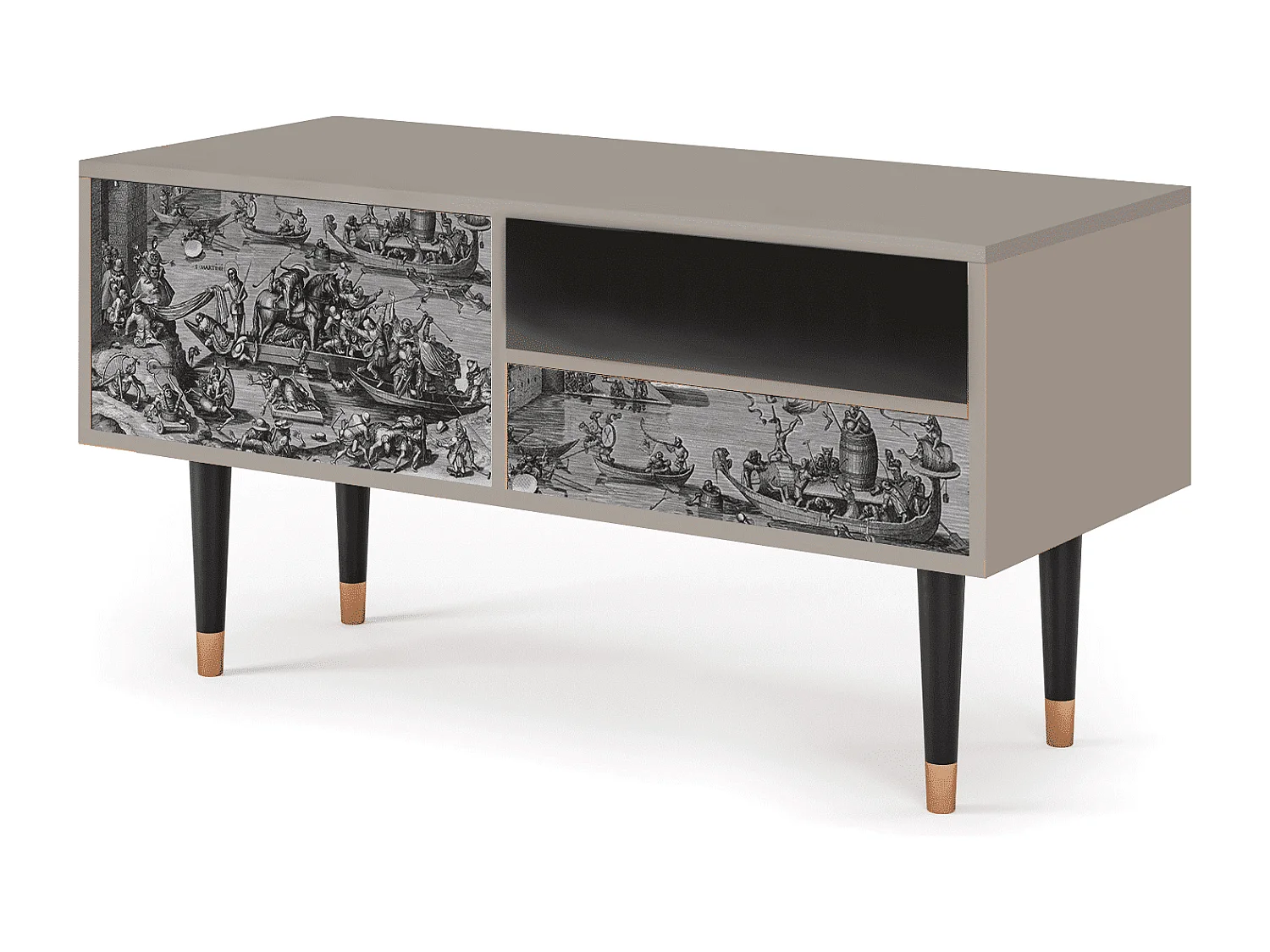 Mueble de TV - 115х59х48 cm - T3 - Saint Martin, Areia