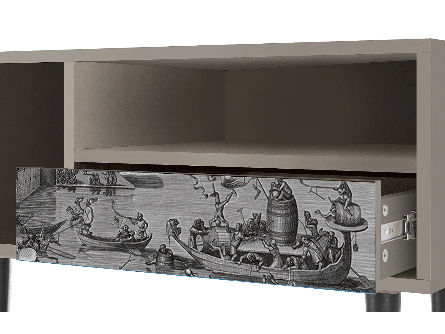 Mueble de TV - 115х59х48 cm - T3 - Saint Martin, Areia