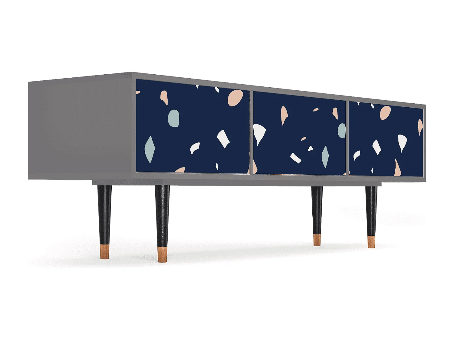 Mueble de TV - 170х59х48 cm - T4 - Space Satellites, Cinza