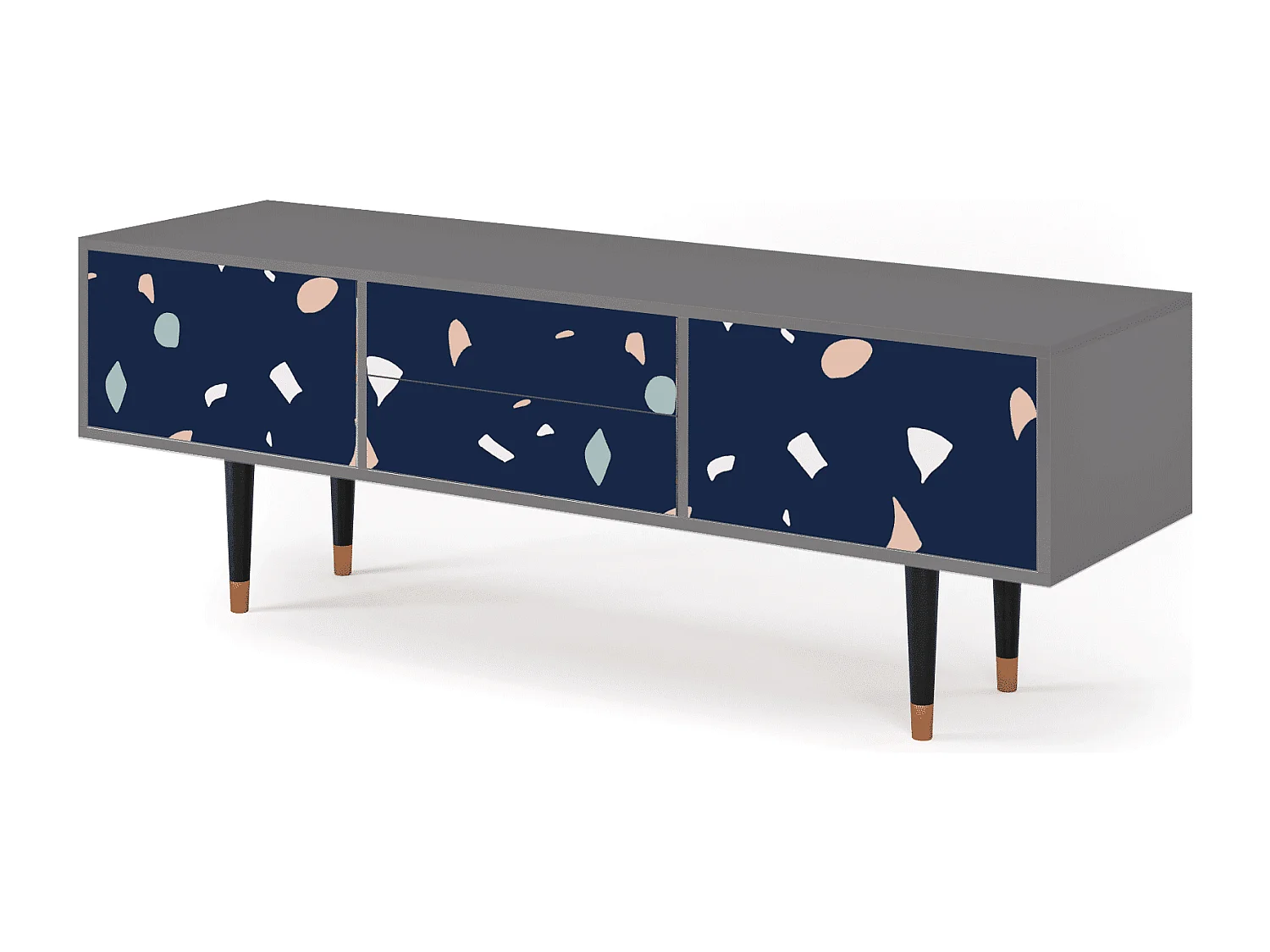 Mobile TV - 170х59х48 cm - T4 - Space Satellites, Grigio